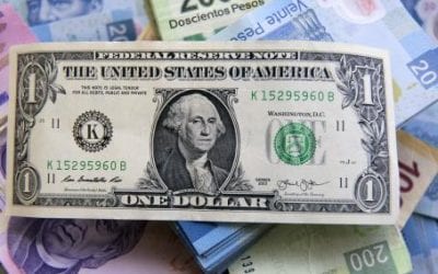 Dólar se ‘estaciona’ en los 20 pesos