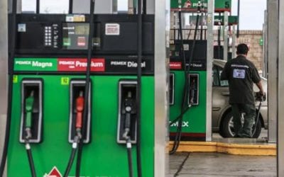 Precios de gasolinas subirán hasta 20.1% en enero: Hacienda