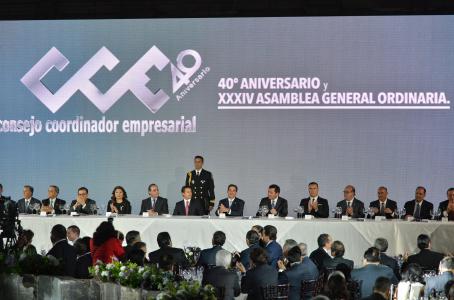 Promete el CCE 3.5 billones de inversión