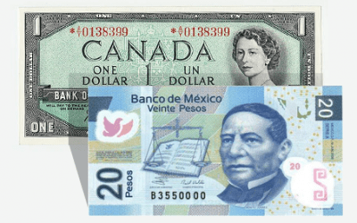 Peso y dólar canadiense respiran tras cuarta ronda del TLCAN